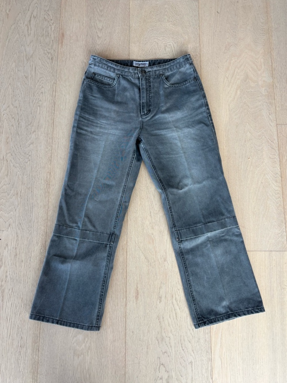 Y2k Grey Esprit Denim Crop Jeans